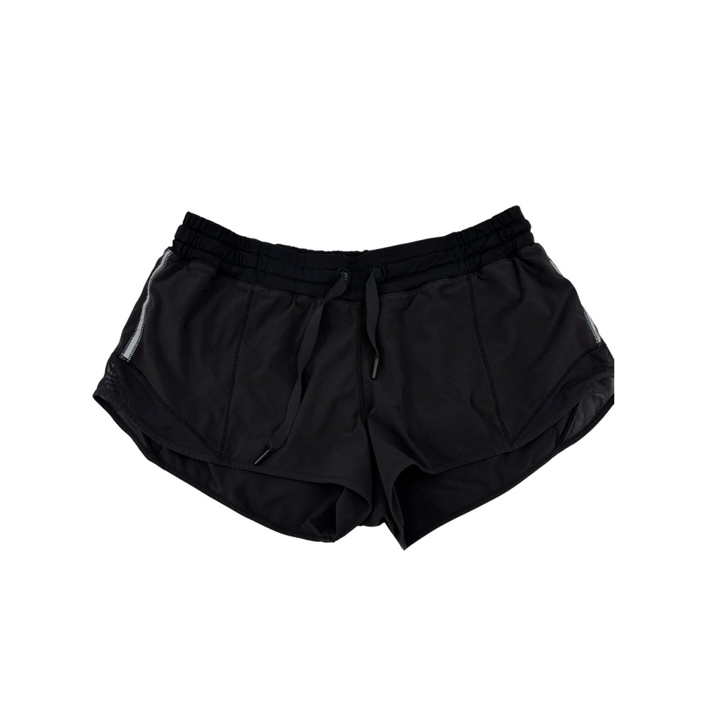 Lululemon Shorts Black Womens Size 8 Athletic Running Workout